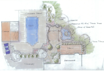 Westfield NJ Backyard Landscape Design Plan