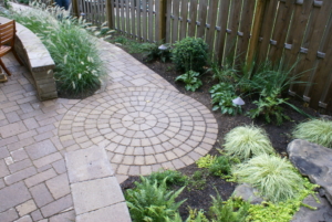 Garden Design and Paver Walkway