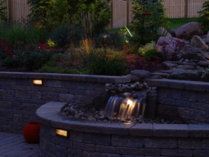 NJ Backyard Night Scapes created with Landscape Lighting