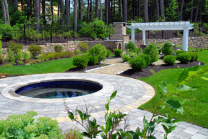 NJ Outdoor Living Spaces complete this luxurious landscaping